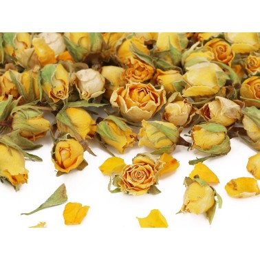Eyedible dried yellow rose buds 10g