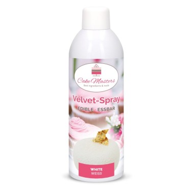 Spray Velvet effetto velluto bianco 400 ml Cake Master