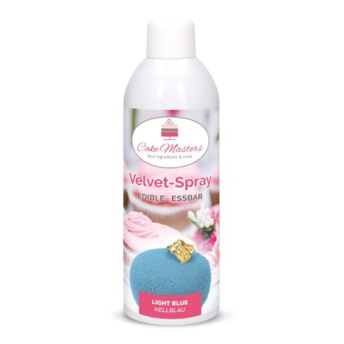 Spray Velvet effetto velluto celeste 400 ml Cake Master