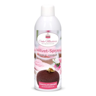 Spray Velvet effetto velluto marrone 400 ml Cake Master