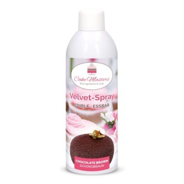 SPRAY VELVET Brown Velvet Effect 400 ml Cake Master