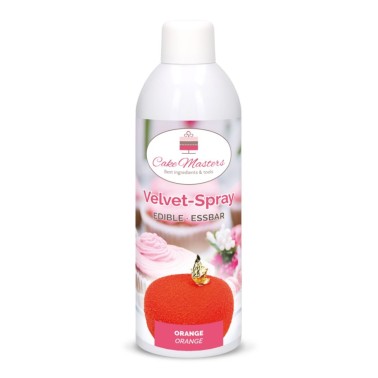 Spray Velvet effetto velluto arancione 400 ml Cake Master