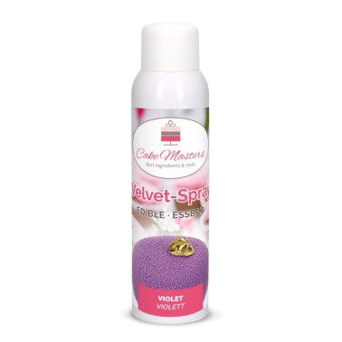 Velvetový sprejový sametový efekt fialový 250 ml Cake Master