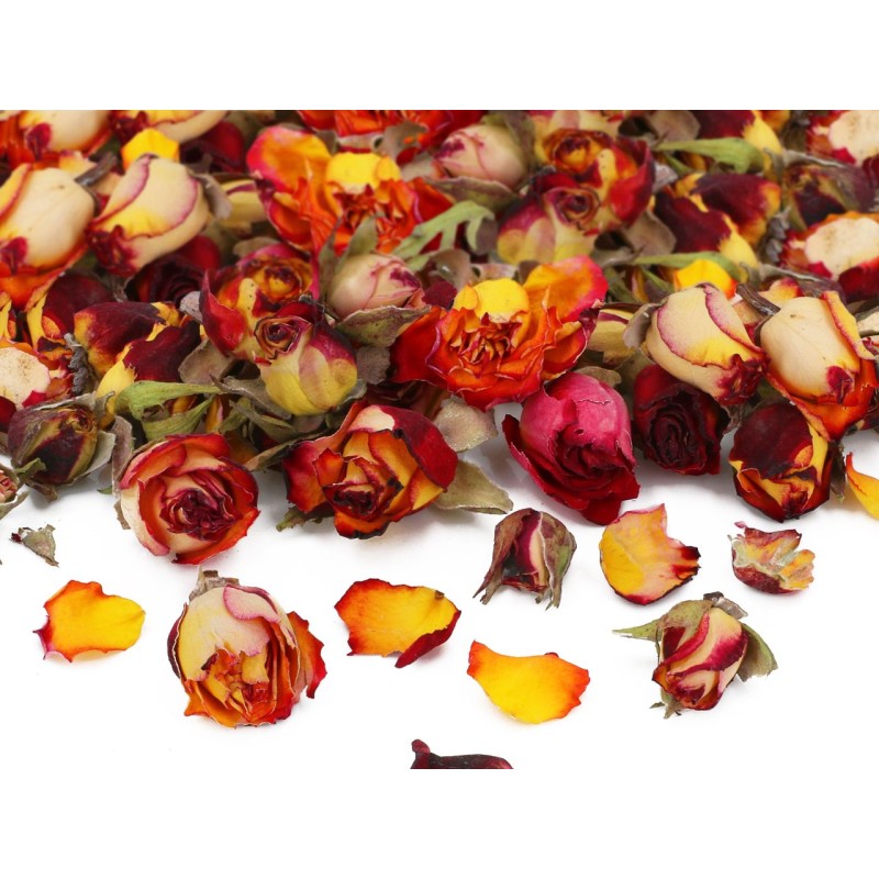 Boccioli Di Rosa Damascena Essiccati Commestibili 40g - 1,95kg Rosa ×  Damascena