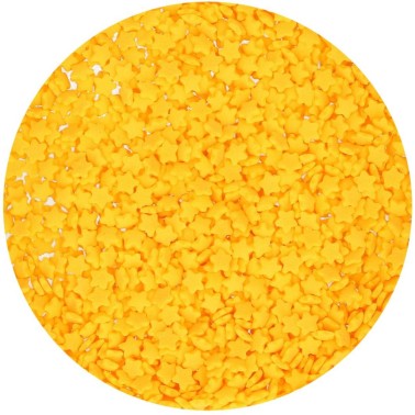 Stelline gialle di zucchero 60 g FunCakes