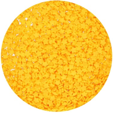 Yellow sugar stars 60 g funcakes