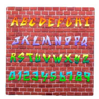 FMM Alphabet and graffiti numbers