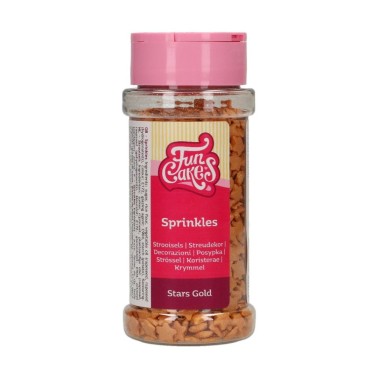 Sugar rings gold 60 g funcakes