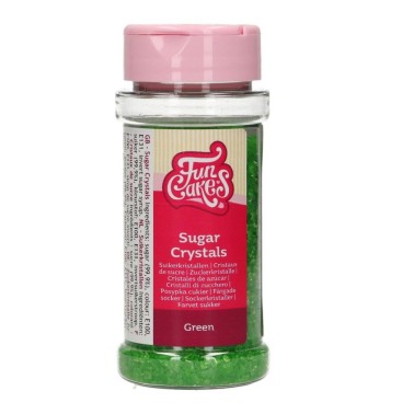 Cristalli di zucchero verdi 80 g FunCakes