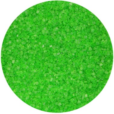Cristaux de sucre verte 80 g Funcakes