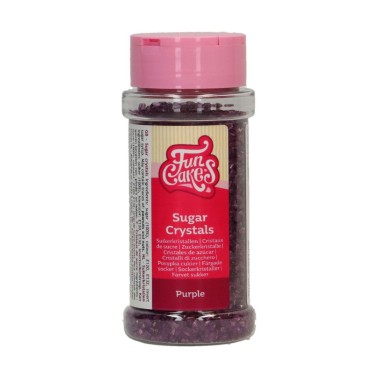 Cristalli di zucchero viola 80 g FunCakes