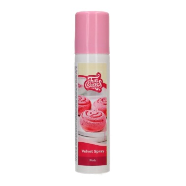 Spray Velvet effetto velluto rosa 100 ml FunCakes