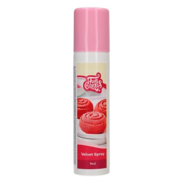 Spray Velvet effetto velluto rosso 100 ml FunCakes