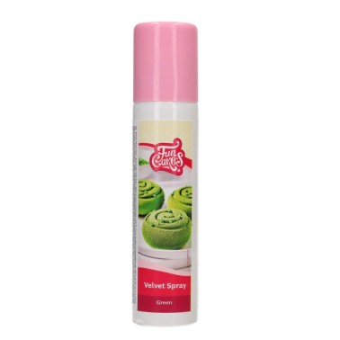 Spray Velvet effetto velluto verde 100 ml FunCakes
