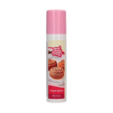 Velvet Spray Velvet Effect Milk Chocolate 100 ml Funcakes