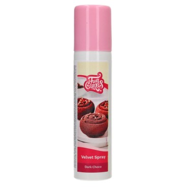 Spray Velvet effetto velluto cioccolato fondente 100 ml FunCakes