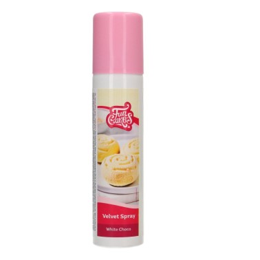 Spray Velvet effetto velluto cioccolato bianco 100 ml FunCakes