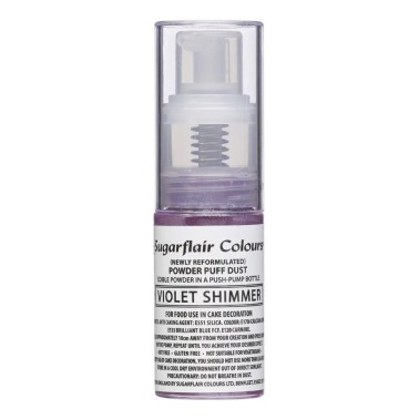 Bright purple glitter powder spray 10 g