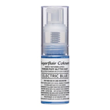 Spray polvere glitter blu elettrico 10 g
