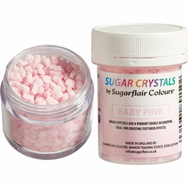 Cristalli di zucchero rosa baby 40 g Sugarflair
