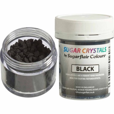 Black sugar crystals 40 g Sugarflair