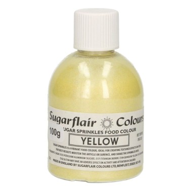 Sprinkles of yellow sugar 100 g Sugarflair