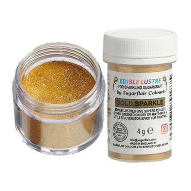 Polvere edibile glitterata Sparkle Gold 4 g Sugarflair