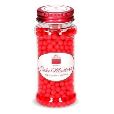 Perle di zucchero rosse morbide 60 g 