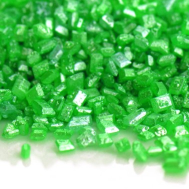 Green sugar crystals 100 g
