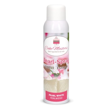 Spray NON EDIBILE bianco perlato 100ml per torte finte