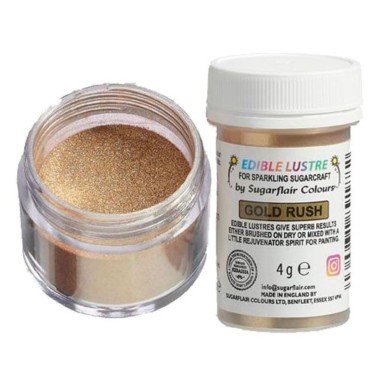 Polvere edibile glitterata Gold Rush  4 g Sugarflair