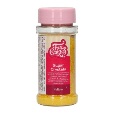 Cristalli di zucchero gialli 80 g FunCakes