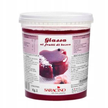Mirror glaze with berries Saracino 1 kg