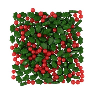 Holly sugar decorations Wilton 56 g