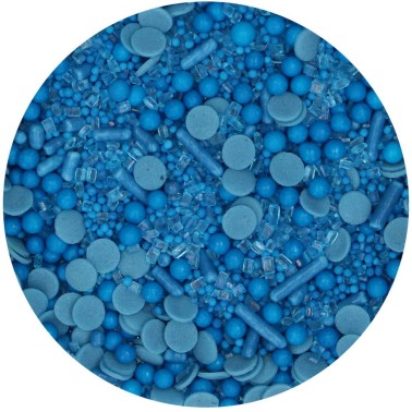 Sprinkles Medley Blue 70 g Funcakes