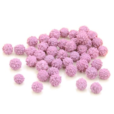 100 g purple mimosa sugar decorations