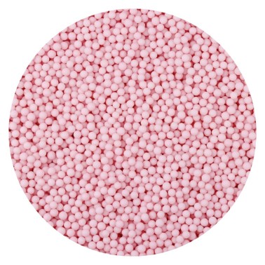 Perline di zucchero rosa pastello 4 mm 1 kg