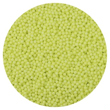 Perline di zucchero verde pastello 4 mm 1 kg