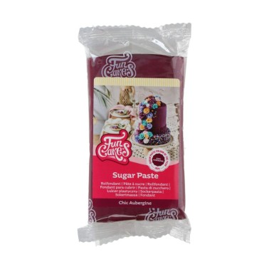Zuckerpaste Funkakes Chic Aubergine 250g