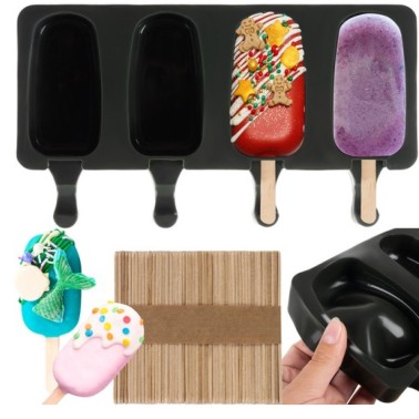 Stampo silicone cakesicle 4 cavità