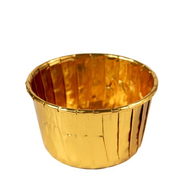 Cupcake pirottini and rigid muffins Gold 50 pieces
