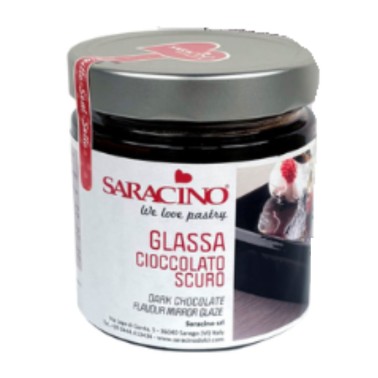 Glassa a specchio cioccolato scuro 350 g Saracino