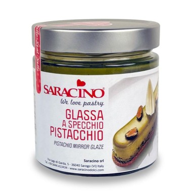 Glassa a specchio pistacchio 350 g Saracino