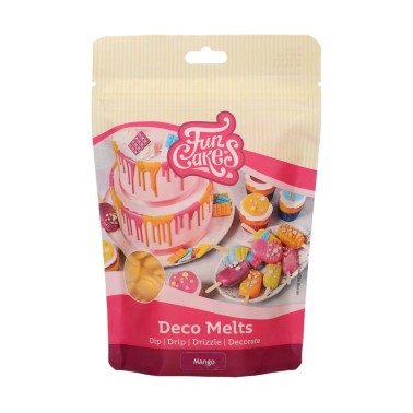 Deco melts taste mango funcakes 250 g orange