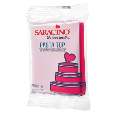 Pasta di zucchero Top Saracino Fucsia 250g