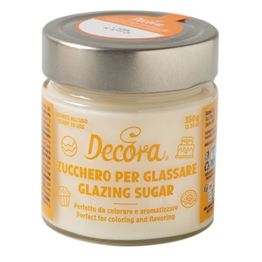 Zucchero fondente fluido per glassare 350g Decora