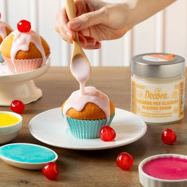 Sucre foncé fluide pour le glaçage 350g Decora