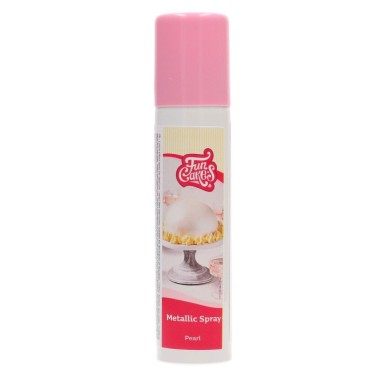 Spray alimentare bianco perlato 100 ml FunCakes