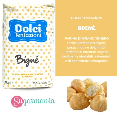 Farina di grano tenero per BIGNÈ 1kg