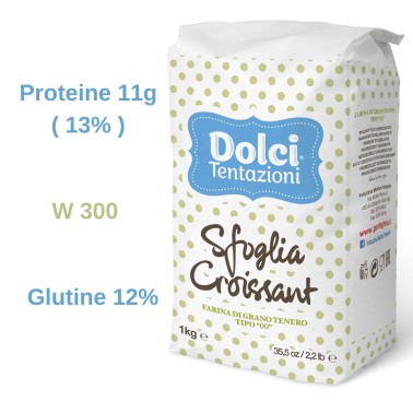 Farina di grano tenero per SFOGLIA, CROISSANT 1kg